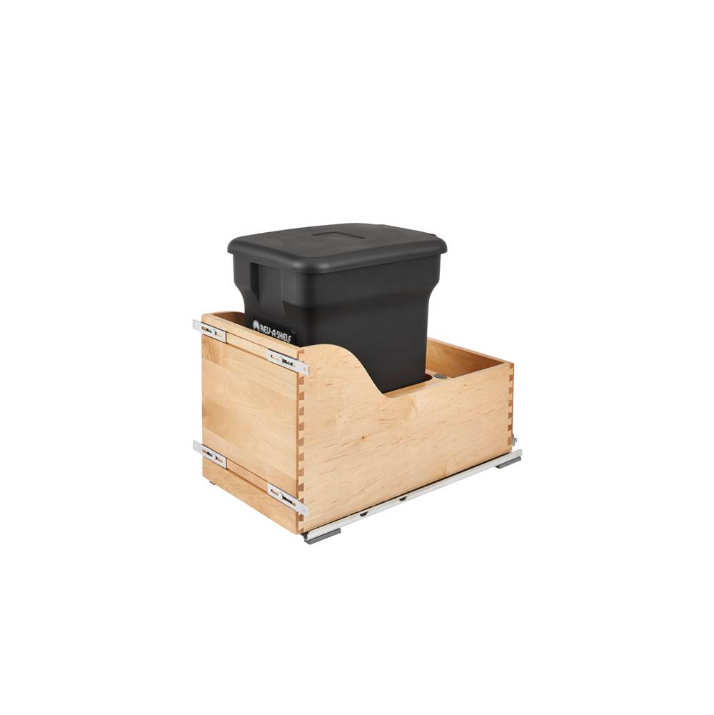 Rev-A-Shelf Wood Pull Out Compost Container w/Soft Close